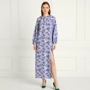 EUC Hill House The Simone Dress in‎ Lilac Tonal Floral